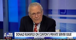Bush's defense secretary was a monument to both ramrod certainty and tactical. Donald Rumsfeld Will Vote For Trump Because He S A Known Unknown