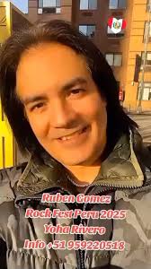Repost-, @ruben_gomez_fan_club_ofic_peru, La espera terminó, este próximo 6  de Diciembre 2025, regresa a Perú nuestro querido, @officiallyrubengomez,  con su Rock Fest, en una tarde llena de mucha ...