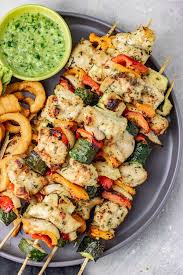 How long do you marinate the meat? Grilled Chicken Kabobs With Vegetables The Dinner Bite