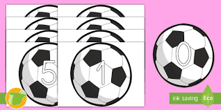 Online футбол, хоккей, баскетбол, теннис. Palabras Tematicas En Imagen Numeros 0 20 Balones De Futbol