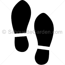 Shoe Print Silhouette Clip Art Shoe Print Silhouette Clip Art