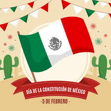 Descarga bandera de mexico vectores. Bandera Dibujada A Mano Del Dia De La Constitucion Vector Gratis
