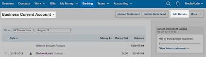 How do i see an account statement? Edit A Bank Account Freeagent
