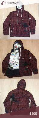 Shaun White Collection Plaid Snowboarding Jacket Snowboard Jacket Burton Jackets Jackets