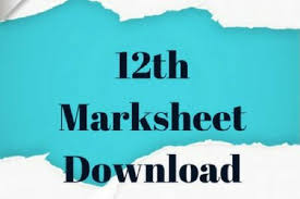 12th Marksheet Download - Tamilnadu 12th Provisional Marksheet