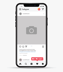 Download 100s of mockups, graphic assets, actions, fonts, icons & more! Iphone Instagram Template Hd Png Download Kindpng