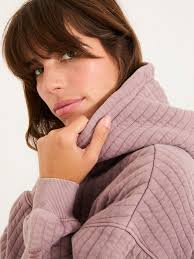 Buy FatFace Elvy Lilac Purple Quilted Hoodie from the Next UK online shop