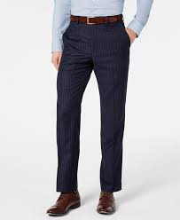 <p>look your best in this fine linen suit separates coat from lauren by ralph lauren. Lauren Ralph Lauren Men S Classic Fit Ultraflex Stretch Navy Pinstripe Suit Pants Reviews Pants Men Macy S