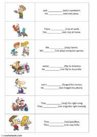 Present simple tense it is used to indicate an action in present time, habitual or usual actions; Present Simple Worksheets And Online Exercises