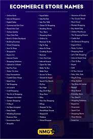 Online Store Name Ideas Ecommerce Store Name Generator Shop Name Ideas Boutique Names Store Names Ideas