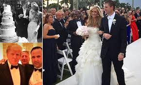 The Trumps Take Over Palm Beach For Eric S Wedding To Girlfriend Lara Yunaska Daily Mail Online