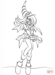Pin By Eloise Kuroiwa On Dark Magician Mahad X Dark Magician Girl Mana In 2020 Coloring Pages Color The Magicians