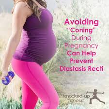 These exercises are super easy, and they require no equipment. Avoiding Coning During Pregnancy Can Help Prevent Diastasis Recti Worldwide Paleo