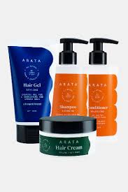Lemon juice is a natural hair lightener, and will keep your white hair bright. Buy Arata Natural Hair Care Essentials With Cleansing Shampoo Conditioner Hair Gel Hair Cream White At Rs 1839 Online Health Hygiene Online