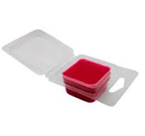 Single Cavity Cube 1 oz. Clamshell - 500 pcs.