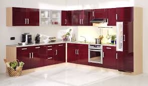 Unterschränke für deine küche gibt es bei yourhome.de! Kuchen Unterschrank Varel 2 Turig 100 Cm Breit Hochglanz Bordeaux Rot Moebel Guenstig De