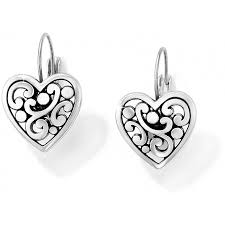 beautiful heart earrings brighton