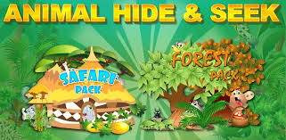 Animal Hide And Seek Hidden Object Game For Kids Seek Hide Animal Hidden Kids App Animal Hide Android Apps Free