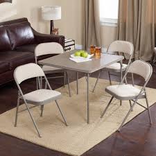 Folding Card Table And Padded Chairs Set