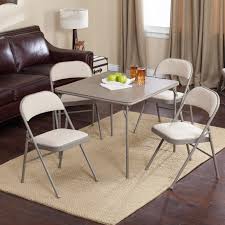Glossy table and chairs, wooden dining sets, extendable dining table set, we have them all. Folding Card Table And Padded Chairs Set