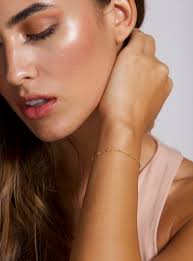 Gold Satellite Bracelet 6.5 In