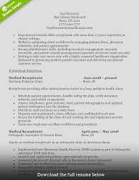 Medical receptionist resume example ✓ complete guide ✓ create a perfect resume in 5 minutes using that makes medical reception a better bet than office reception, which is expected to grow at the keeping doctors' schedules correctly, routing patient messages, and attending to any tasks. How To Write A Perfect Receptionist Resume Examples Included