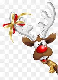 Christmas Reindeer Lovely Cartoon Hand Painted Hand Painted Christmas Clipart Reindeer Clipart Cartoon Christmas Tree Christmas Drawing Christmas Illustration