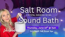 Relaxing Salt Room Crystal Singing Bowl Sound Bath