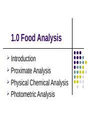 2019 share of consumers trying to consume more whole grains u.s. 1 Gf 501 Food Analysis Ppt 1 0 Food Analysis Introduction Proximate Analysis Physical Chemical Analysis Photometric Analysis 1 1 Introduction The Course Hero
