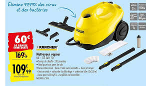 Nettoyeur vapeur à main karcher. Offre Nettoyeur Vapeur Karcher Chez Carrefour