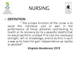 Unit Ii Nursing As A Profession Unit Ii