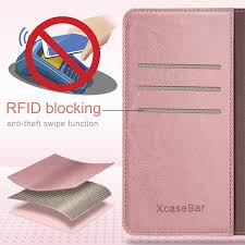XcaseBar for FM T-Mobile Revvl 6 Pro 5G Wallet case (Rose Gold) :  Amazon.in: Electronics