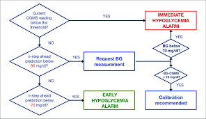 Early And Immediate Hypoglycemia Detection Algorithm Flow