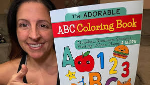 Amazon.com: The Adorable ABC Coloring Book: Alphabet, Numbers, Seasons,  Feelings, Colors, Places & More