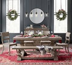 Banks Extending Dining Table Gray Wash Farmhouse Dining Rooms Decor Colourful Living Room Decor Dining Room Colors