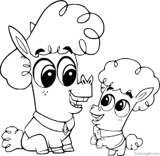 Printable coloring pages for kids. Corn And Peg Coloring Pages Coloringall