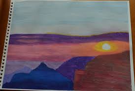 Easy watercolor bougainvillea flowers painting, step by step watercolor painting for beginners Grand Canyon North Cape Royal Sunset Painting My So Called Creative Life