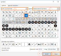 In other words, a number y whose square (the result of multiplying the number by itself, or y ⋅ y) is x. How To Insert Square Root Symbol In Excel 7 Easy Ways Exceldemy