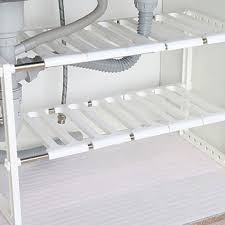 See lower price in cart. The Sink Shelf Classic Korean Style Stainless Steel Multi Functional Kitchen Sink Rack White Storage Organization Cabinet Drawer Organization Biquinismaranata Com Br