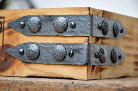 Set 4 Or 2 Large Corner Protector Wrought Iron Rustic Etsy In 2021 Rustic Hardware Rustic Accessories Rustic Box