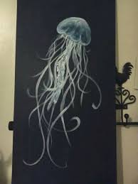 My Jellyfish Painting Jellyfish Painting Jellyfish Art Ocean Painting