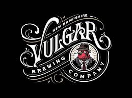 Vulgar Brewing Company Vintage Logo Design Text Logo Design Beer Logo Design