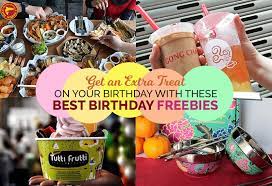 And with restaurants across the country offering free meals, treats and gifts to email subscribers on their birthdays, all you have to do is sign up for a membership and decide what you're. Get An Extra Treat On Your Birthday With These Best Birthday Freebies From Retailers And Restaurants Johor Now
