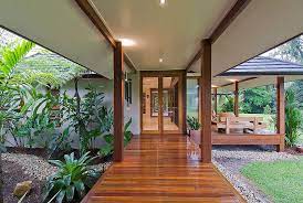 A balinese holiday inspired the design of this lush and tropical garden in sydney's northern beaches. Chris Vandyke Designs Residential Gallery 1 Bali Style Home Bali House Tropical House Design