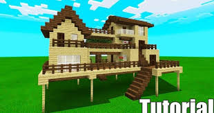 Minecraft Tutorial How To Make A Wooden Survival House 4 Starter House Tutorial Youtube Minecraft Tutorial Minecraft Survival Minecraft