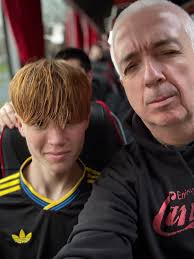 Manchester United dad and lad