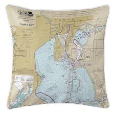 Longshore Tides Ruger Harbour Island Tampa Fl Throw Pillow