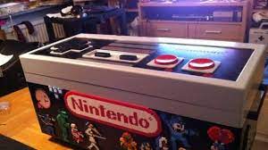 Nintendo nes retro controller coffee table espresso brown 34 l x 20 w x 16 h. This Is A Giant Nintendo Controller Coffee Table And It S Awesome Techcrunch