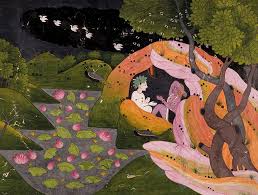 Ramayana By Valmiki Pahari School Rama Pines For Sita Hyderabad C Shilpa Mehta Collectio Art Miniature Painting Painting