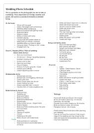 Outline For Formal Wedding Itinerary Wedding Photo Schedule Wedding Itinerary Wedding Photos Wedding Schedule